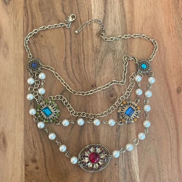 Gorgeous Costume Jewelry Necklace - Picture 3 of 5